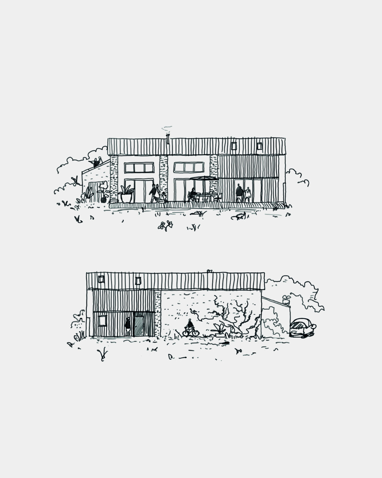 croquis projet Noé taaac architectes Toulouse